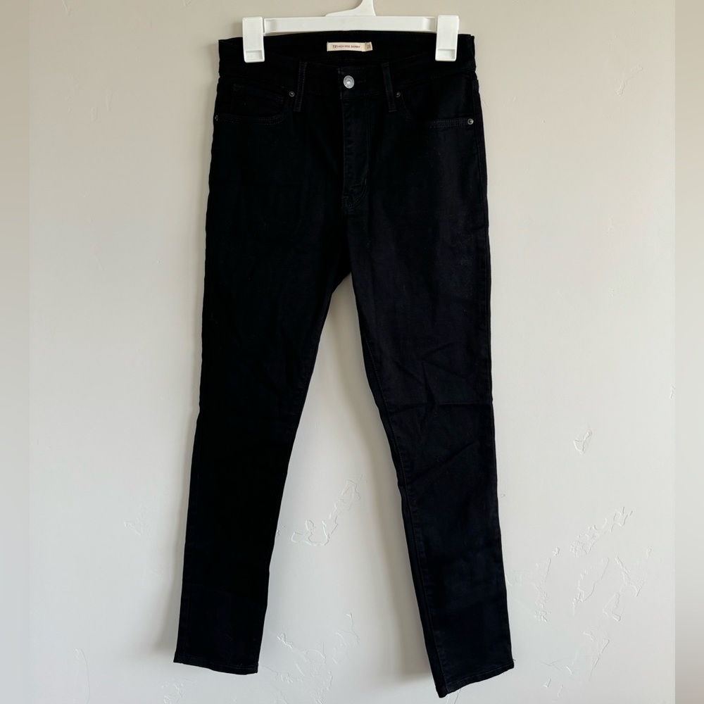 721 High Rise Levi’s Black Skinny Jeans